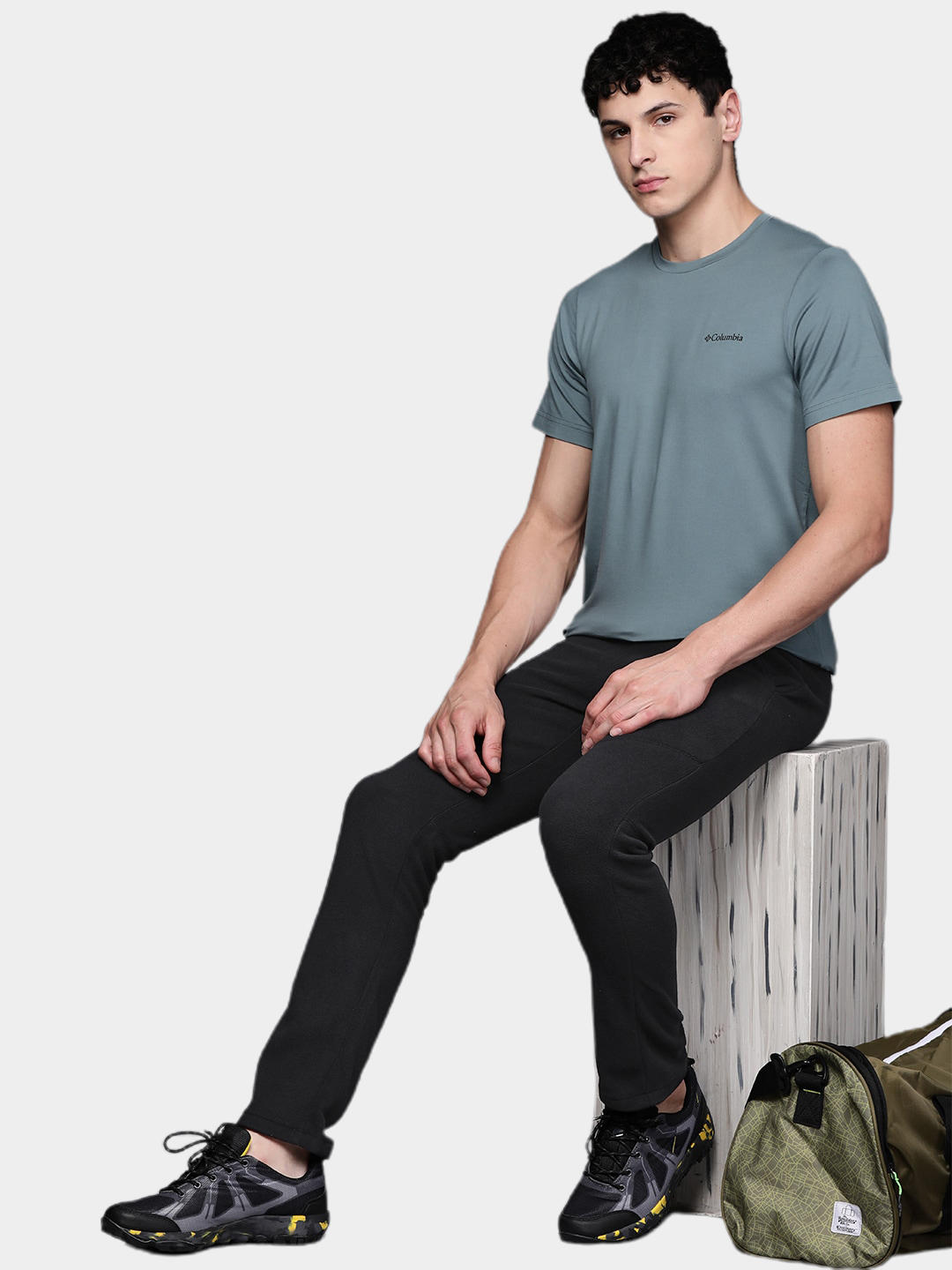 Columbia Men Black Rapid Expedition Fleece Lined Pant