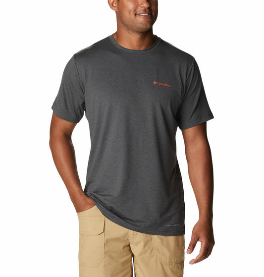Columbia Men Black Tech Trail Graphic T-Shirt