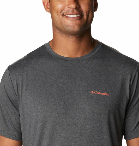 Columbia Men Black Tech Trail Graphic T-Shirt