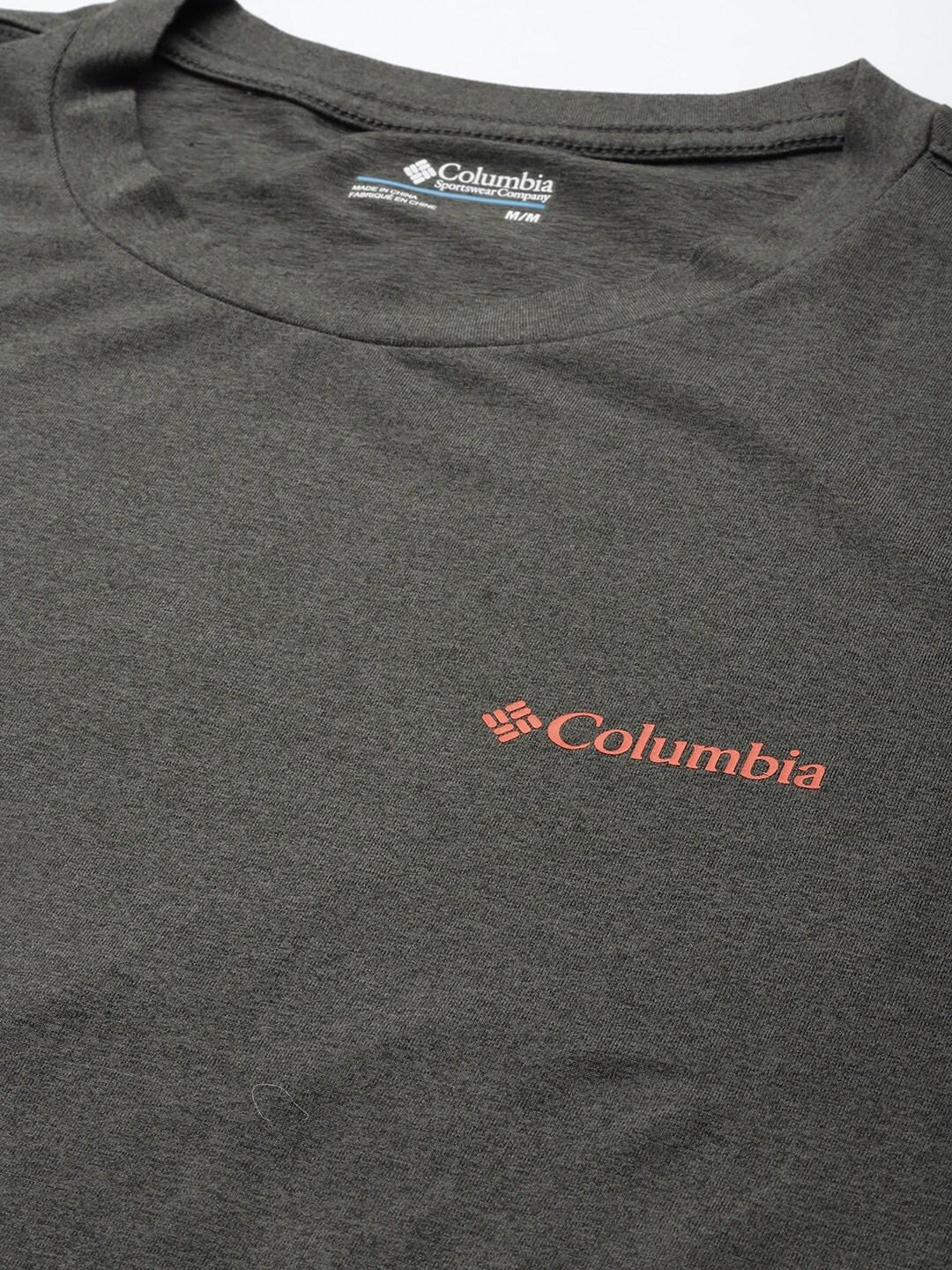 Columbia Men Black Tech Trail Graphic T-Shirt