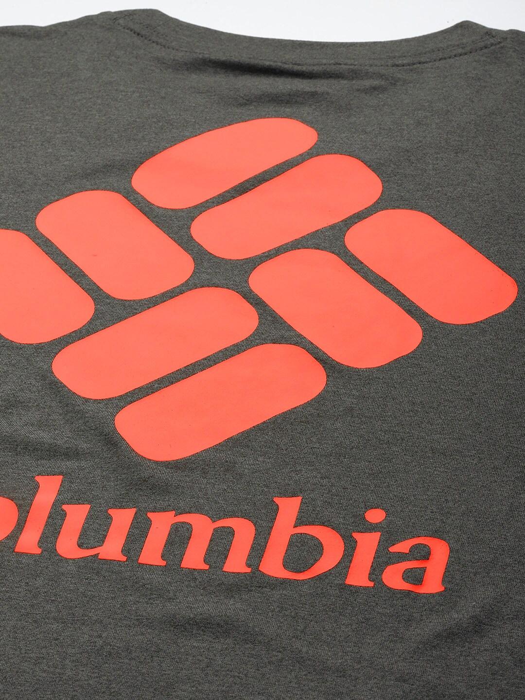 Columbia Men Black Tech Trail Graphic T-Shirt