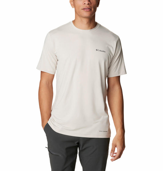 Columbia Men Beige Tech Trail Graphic T-Shirt