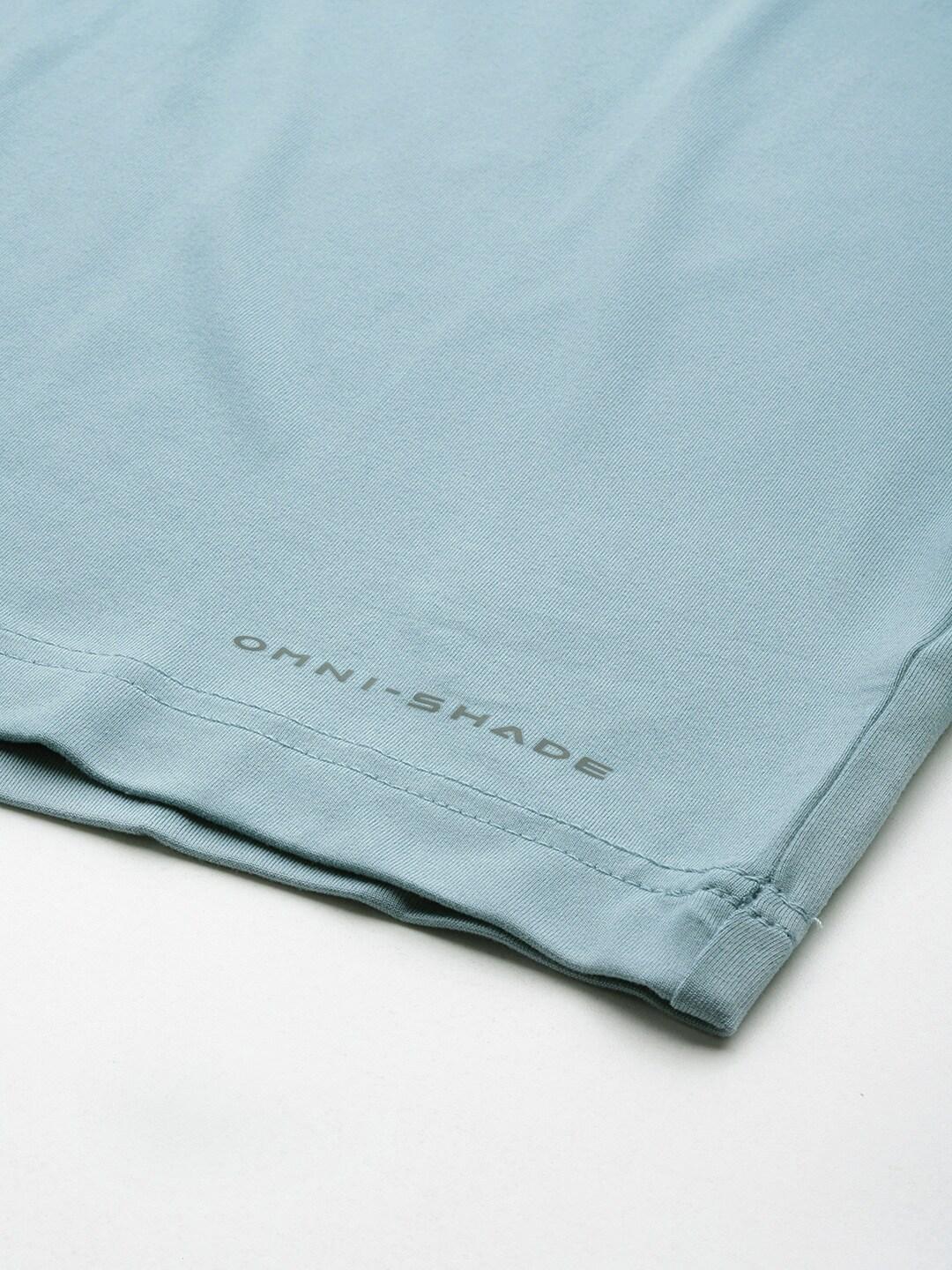 Columbia Men Blue Tech Trail Graphic T-Shirt