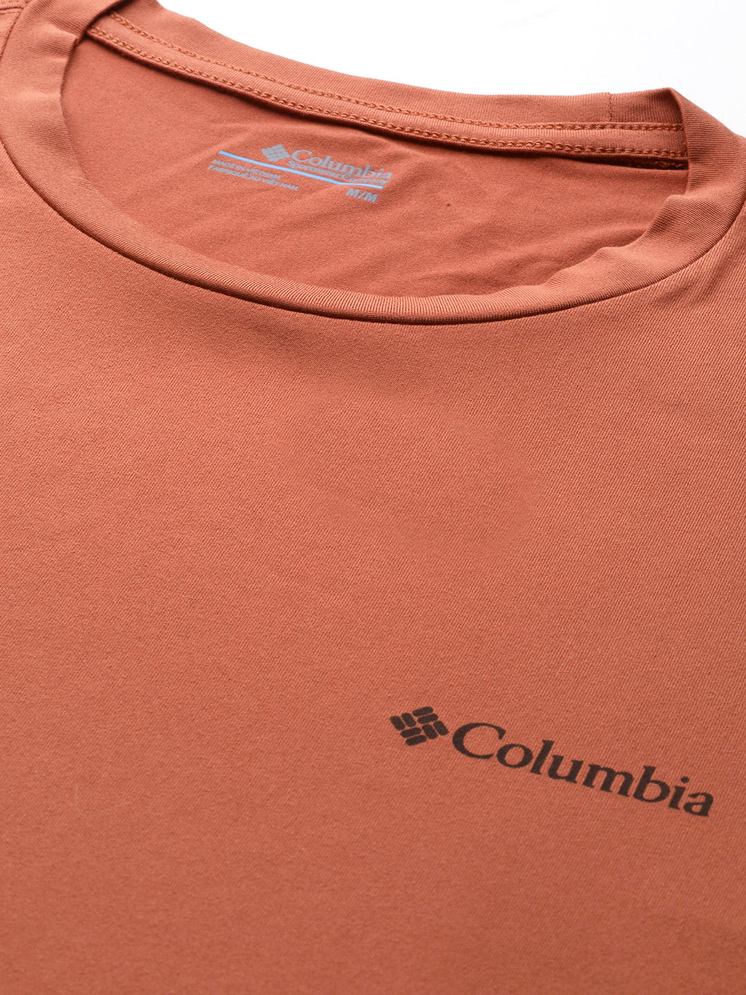 Columbia Men Orange Tech Trail Graphic T-Shirt