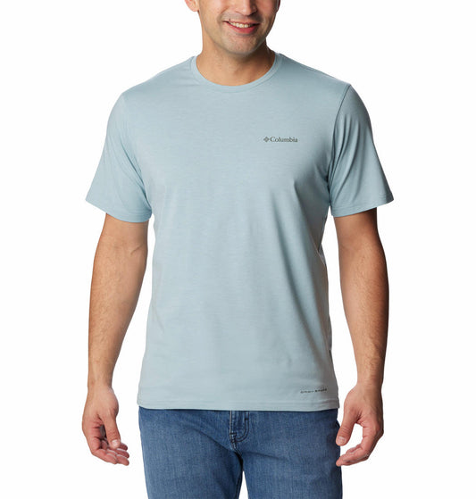 Columbia Men Blue Mens Sun Trek Short Sleeve T-Shirt