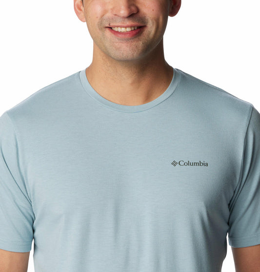 Columbia Men Blue Mens Sun Trek Short Sleeve T-Shirt