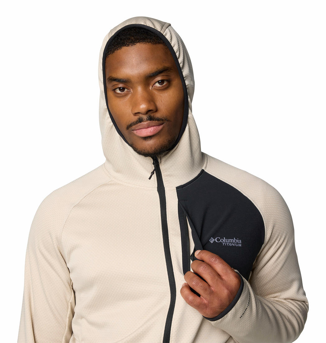 【最終値下げ】Columbia 2WAYジャンバー Columbia Men Brown Triple Canyon Grid Fleece Hooded FZ II