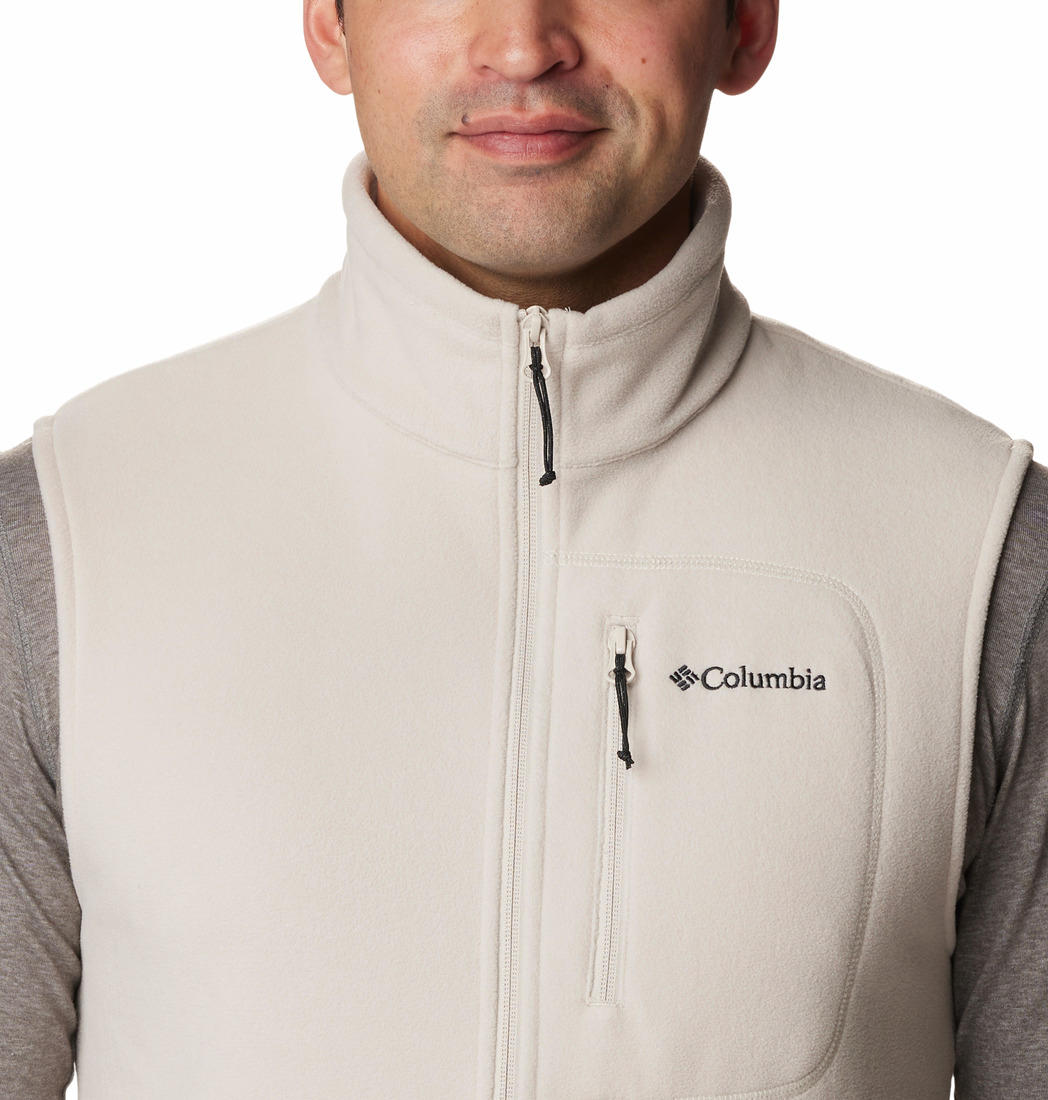 Columbia Men Brown Fast Trek Fleece Vest