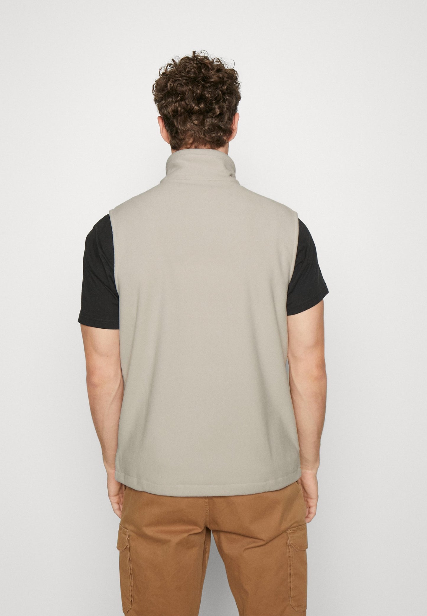 Columbia Mens Brown Fast Trek Fleece Vest