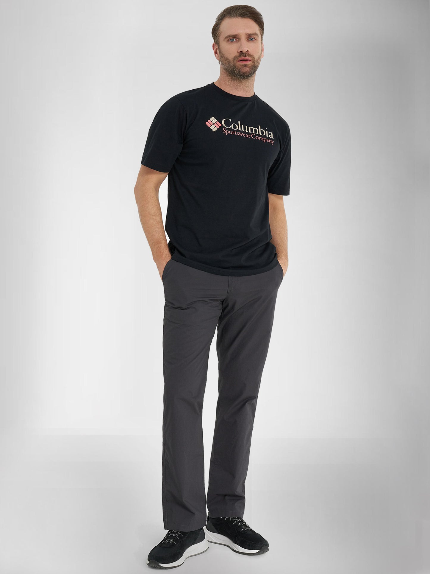Columbia Mens Black Washed Out Pant