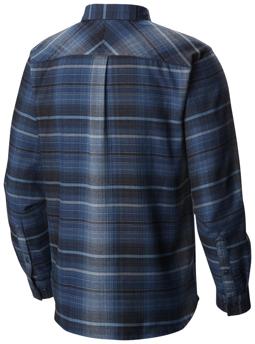 Columbia Men Blue Omni-Wick Silver Ridge Flannel Long Sleeve Shirt