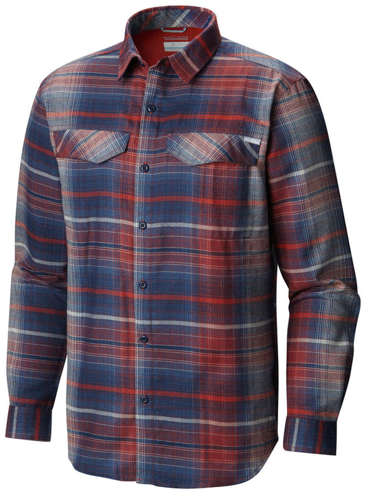 Columbia Men Multi Silver Ridge Flannel Long Sleeve Shirt