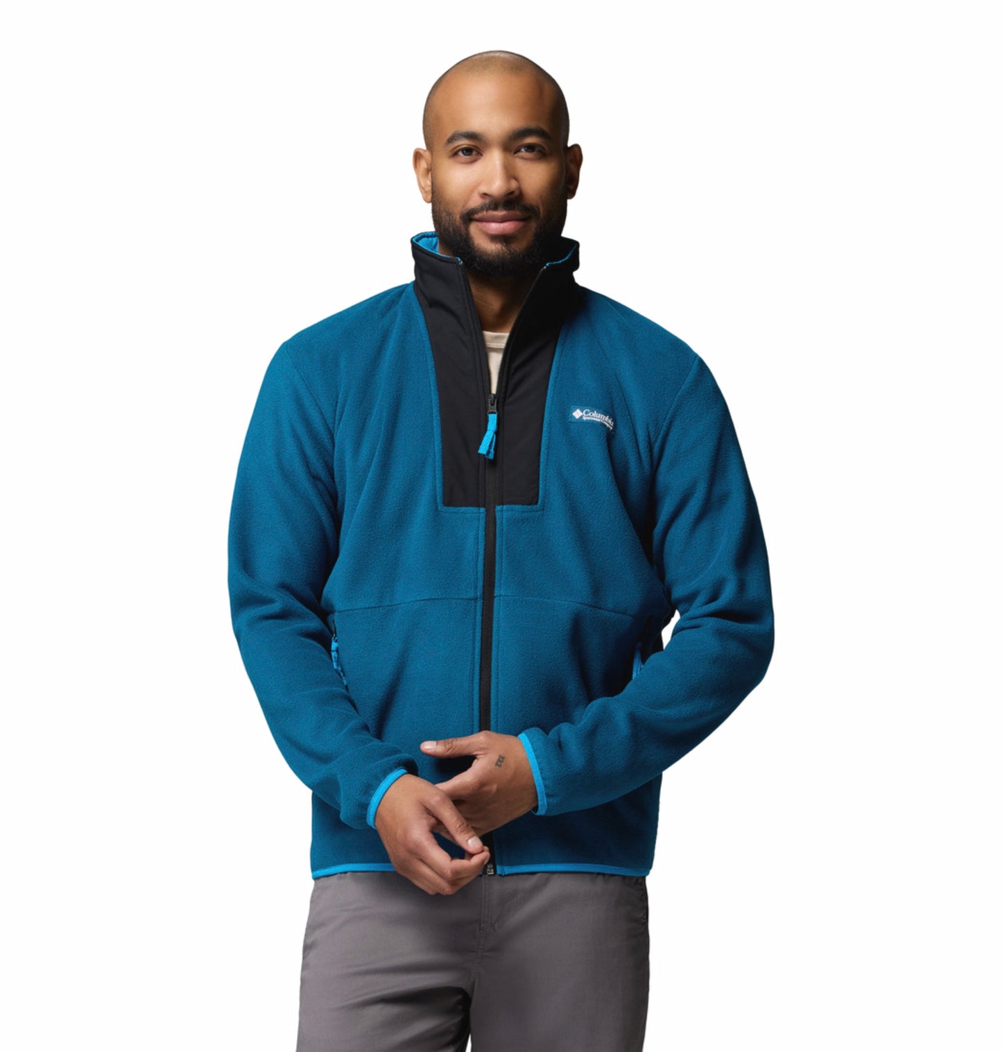 men blue mtr sequoia grove ii fleece jacket