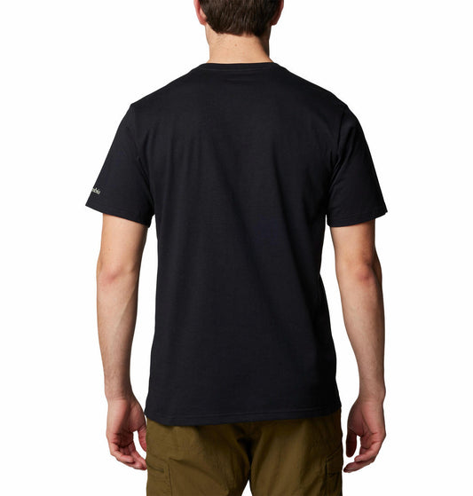 Columbia Mens Black CSC Seasonal Logo Tee