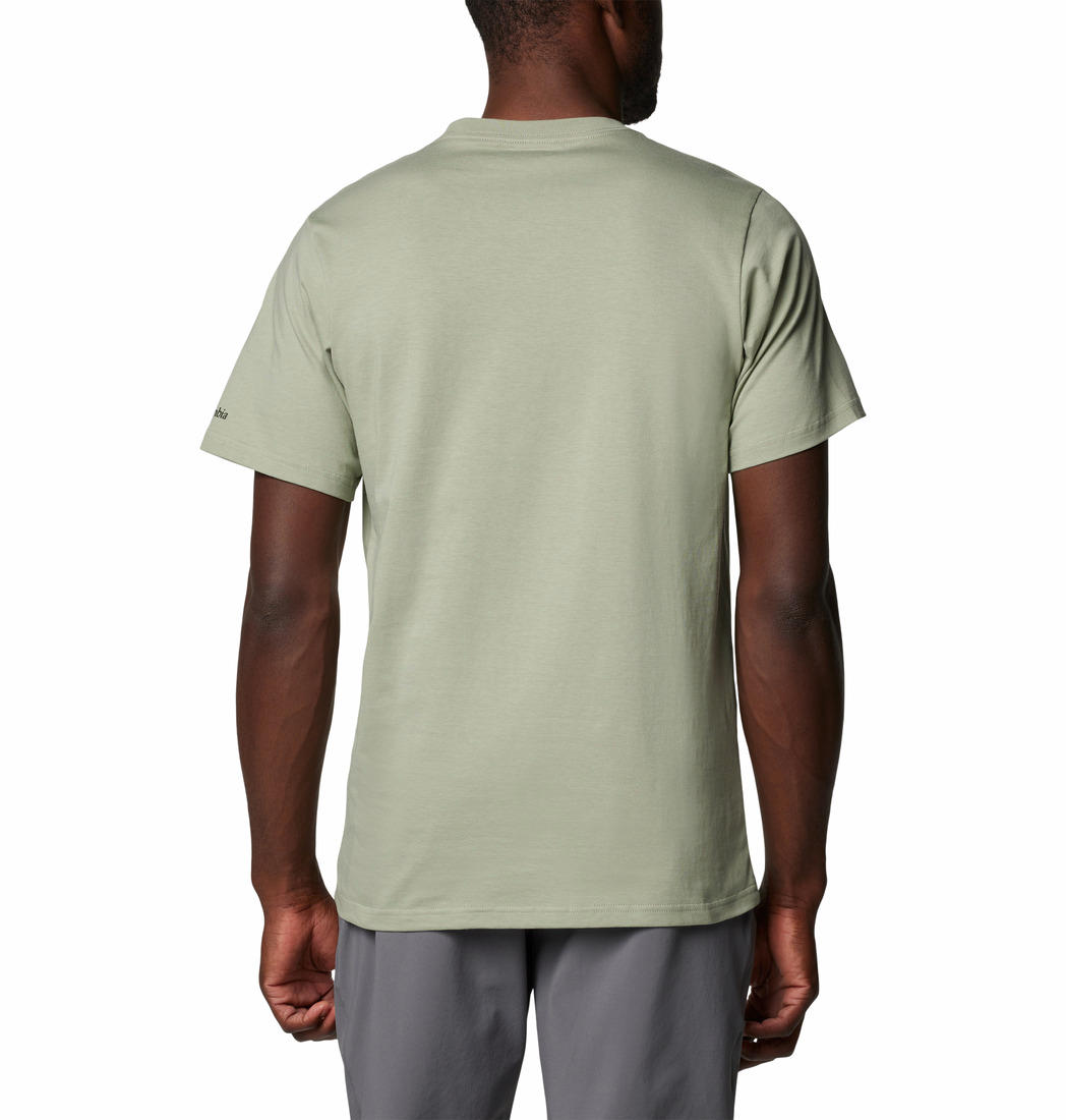Columbia Mens Green CSC Seasonal Logo Tee