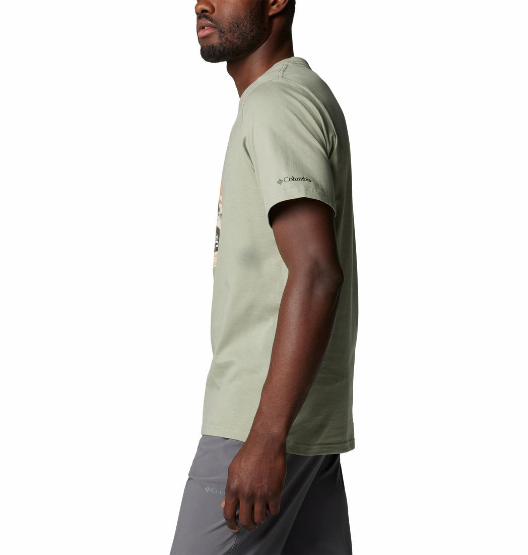 Columbia Mens Green CSC Seasonal Logo Tee