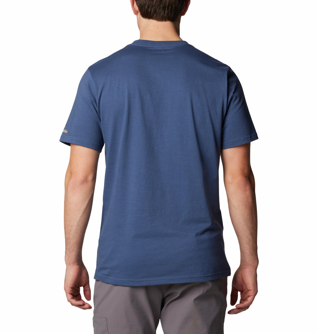 Columbia Mens Blue CSC Seasonal Logo Tee