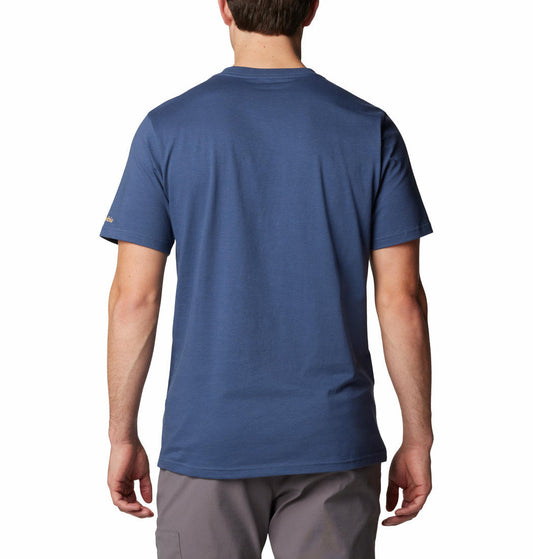 Columbia Mens Blue CSC Seasonal Logo Tee