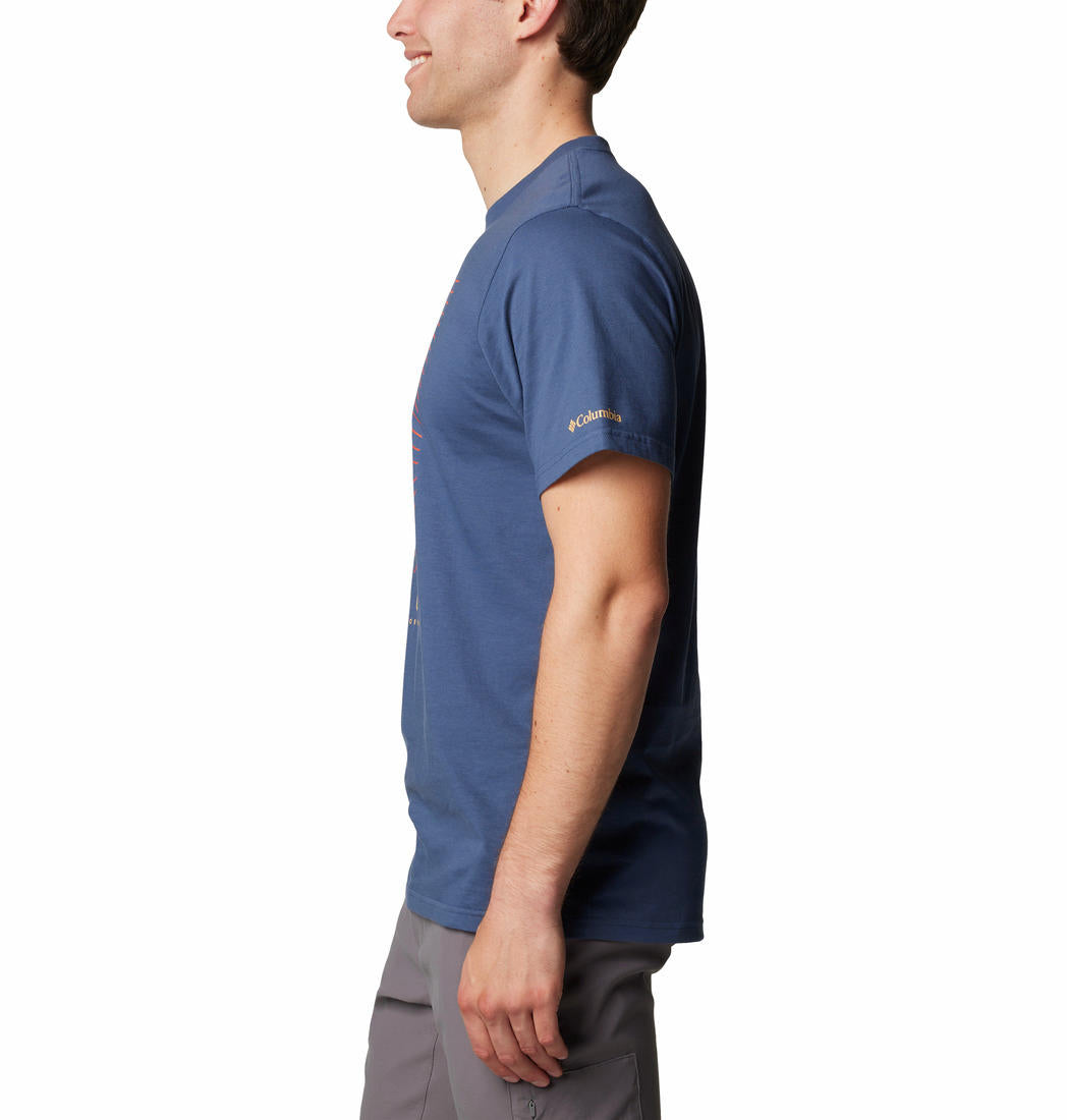 Columbia Mens Blue CSC Seasonal Logo Tee