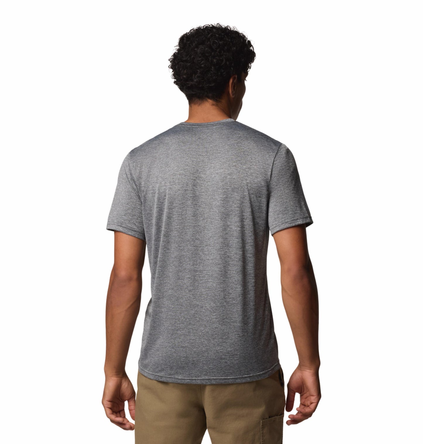 Columbia Mens Grey Omni-Wick Hike Crew Tshirt