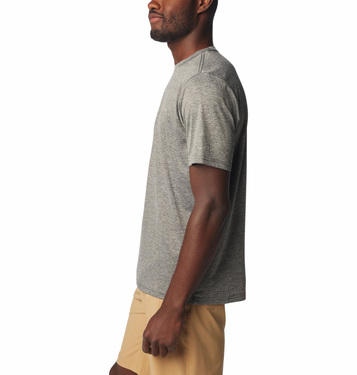 Columbia Mens Grey Omni-Wick Hike Crew Tshirt