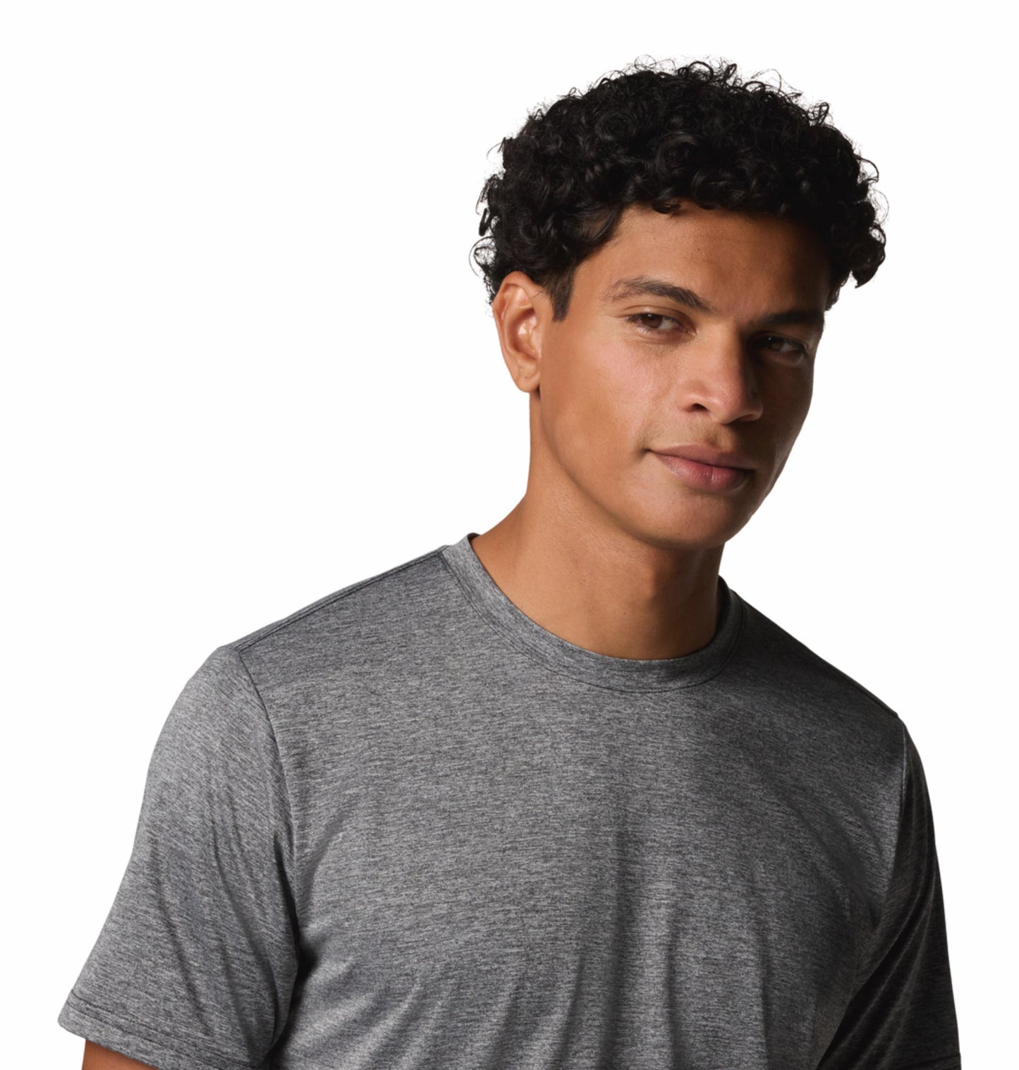 Columbia Mens Grey Omni-Wick Hike Crew Tshirt