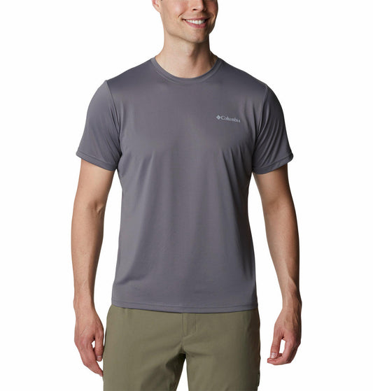 Columbia Mens Grey Hike Crew Tshirt