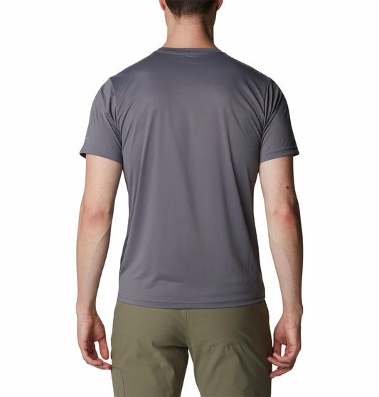 Columbia Mens Grey Hike Crew Tshirt