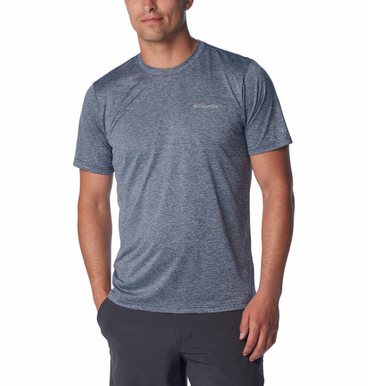 Columbia Mens Blue Hike Crew Tshirt
