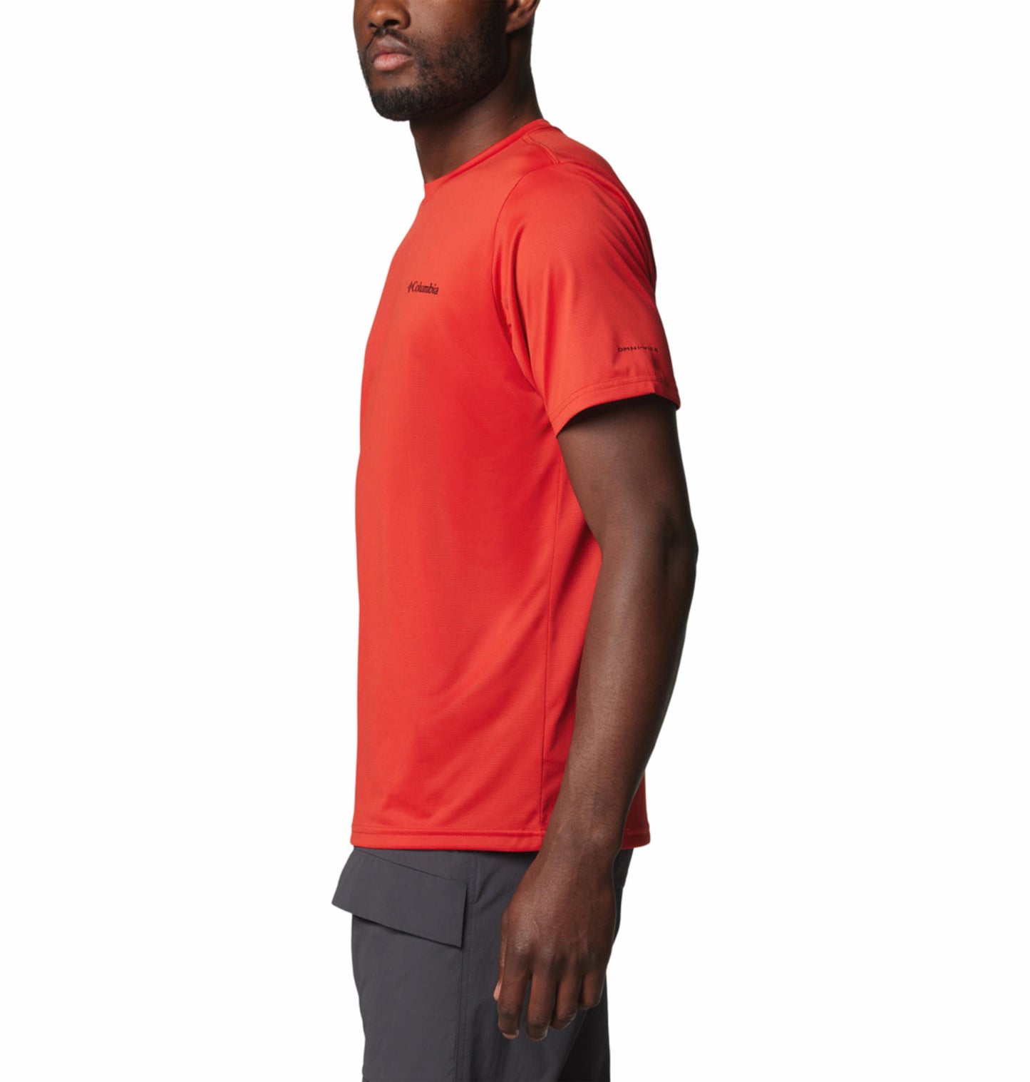 Columbia Mens Red Hike Crew Tshirt
