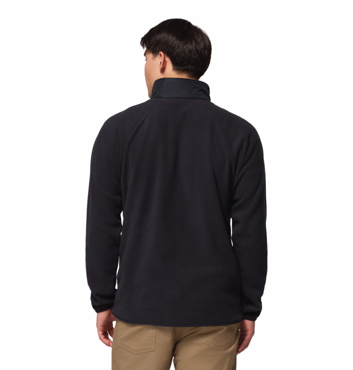 Columbia Men Black Fast Trek Overlay Fleece Jacket