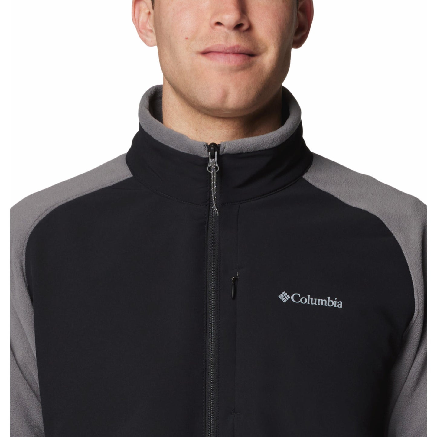 Columbia Men Grey Sage Peak Fleece Jacket