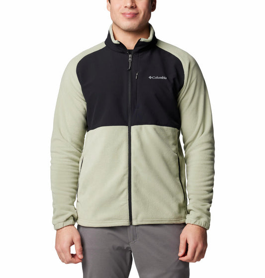 Columbia Mens Green Sage Peak Full Zip Fleece Jacket