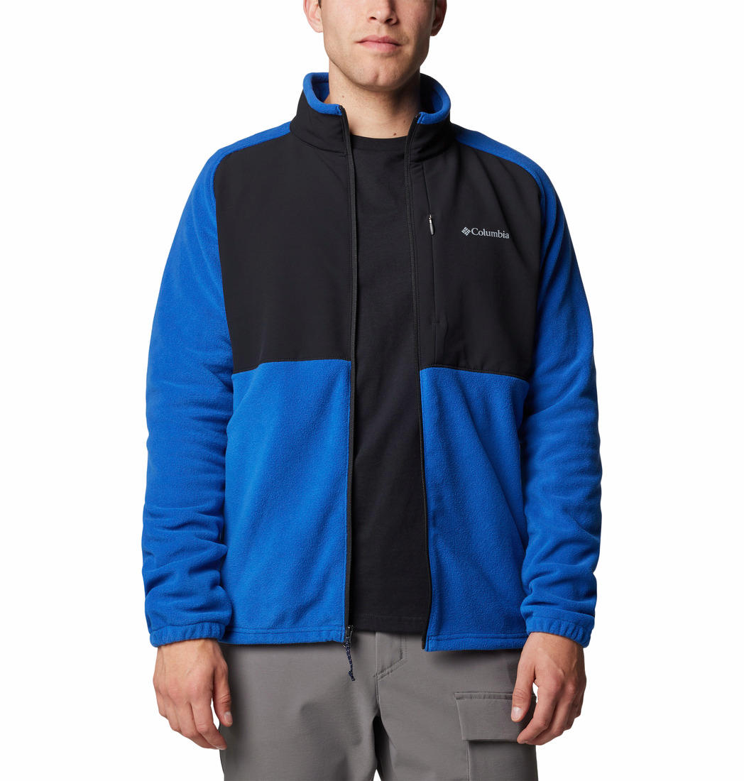 Columbia Mens Blue Sage Peak Full Zip Fleece Jacket