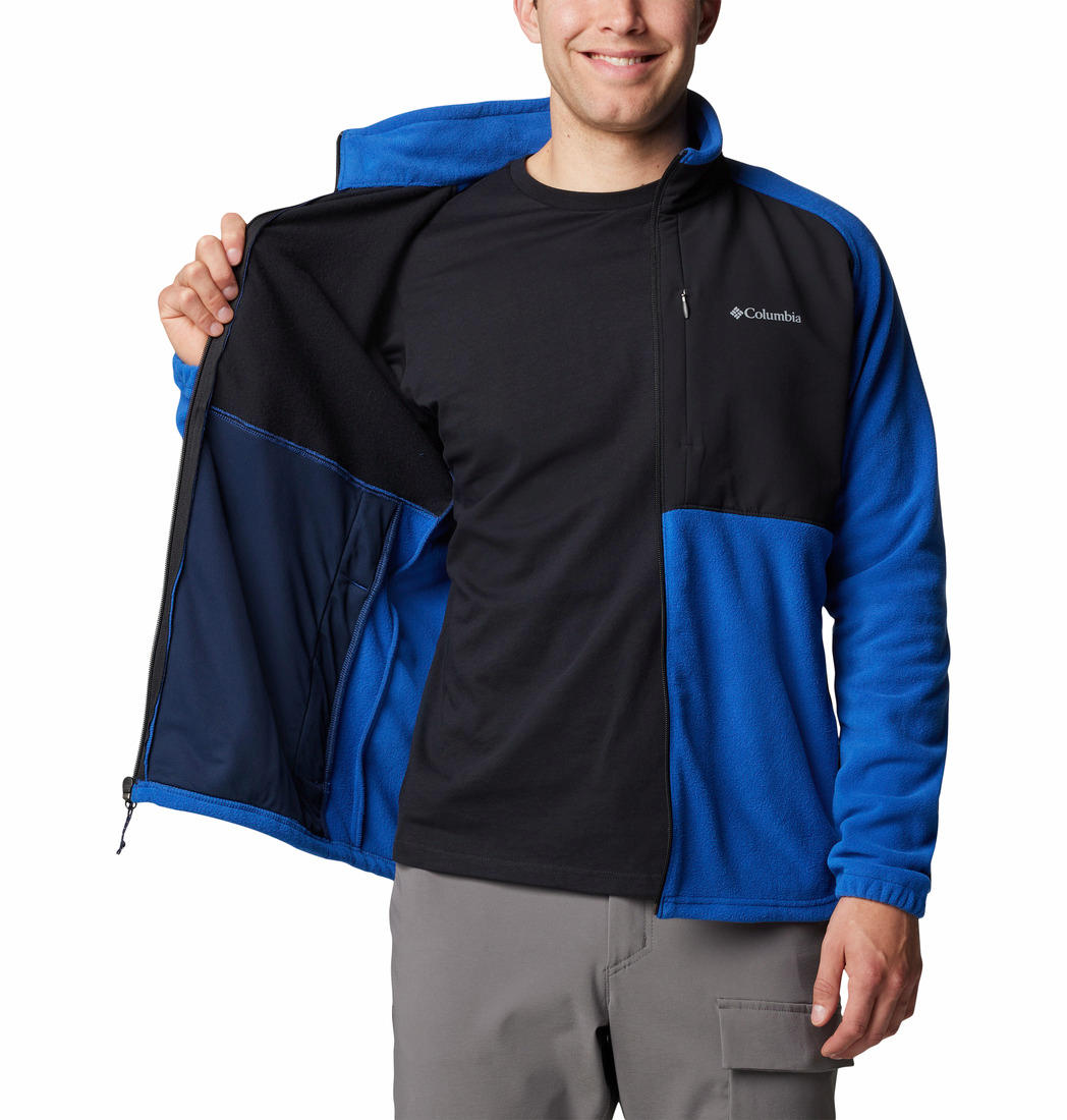Columbia Mens Blue Sage Peak Full Zip Fleece Jacket