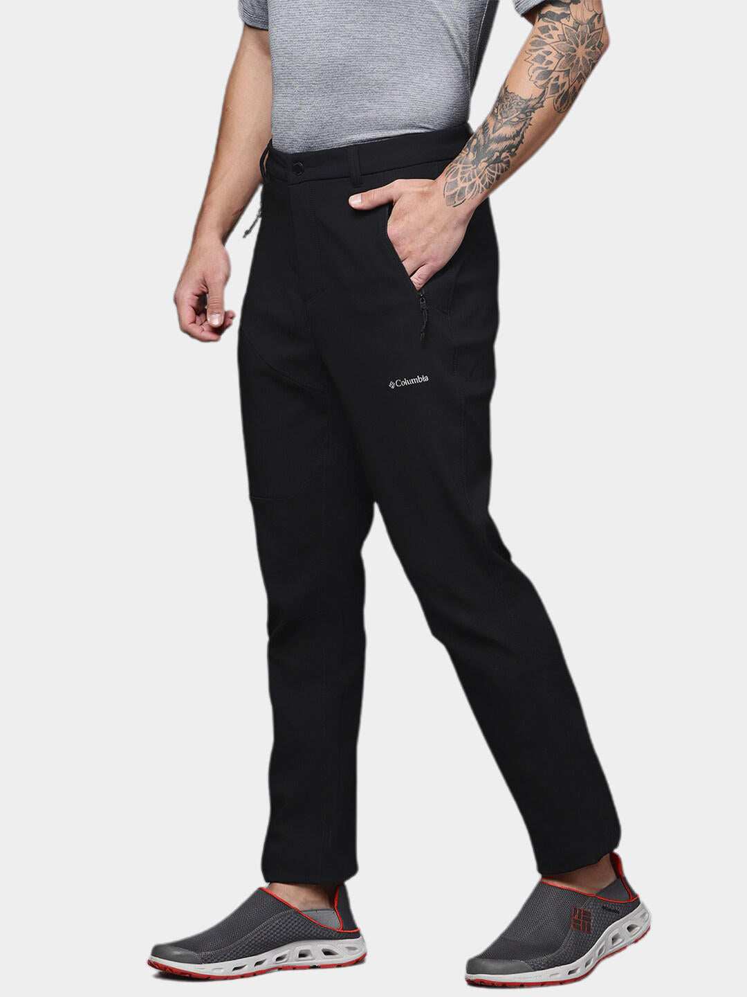 Columbia Men Black Triple Canyon II Fall Hiking Pant
