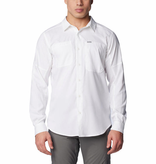 Columbia Men White Columbia Men Silver Ridge Utility Lite Long Sleeve Shirt