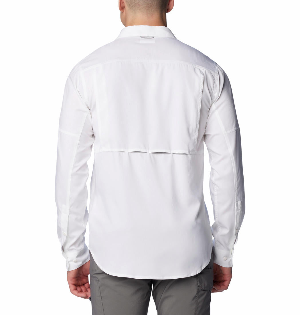 Columbia Men White Columbia Men Silver Ridge Utility Lite Long Sleeve Shirt