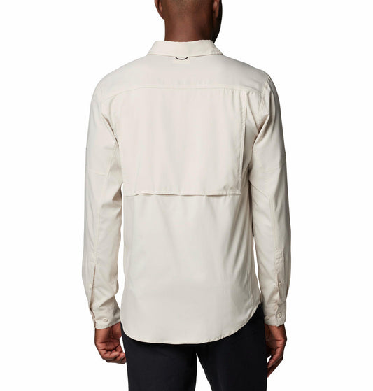 Columbia Mens Brown Silver Ridge Utility Lite Long Sleeve Shirt