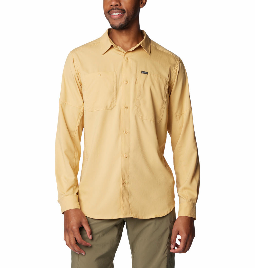 Columbia Men Beige Columbia Men Silver Ridge Utility Lite Long Sleeve Shirt