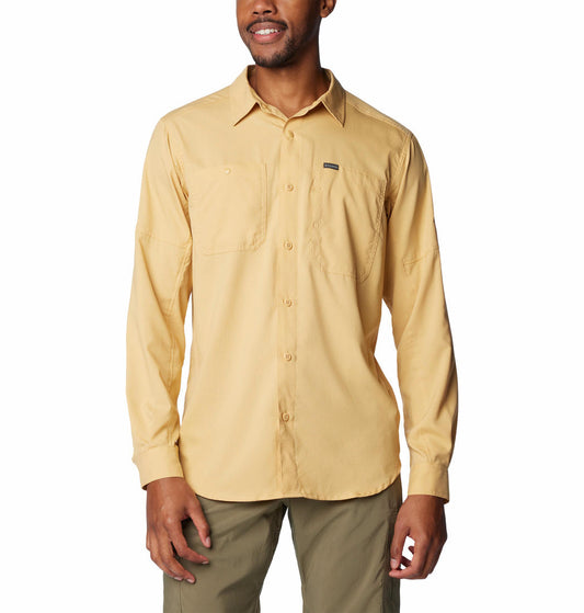 Columbia Men Beige Columbia Men Silver Ridge Utility Lite Long Sleeve Shirt