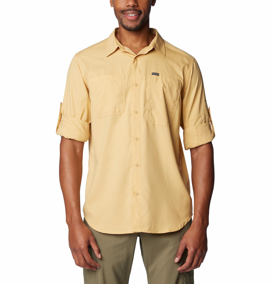 Columbia Men Beige Columbia Men Silver Ridge Utility Lite Long Sleeve Shirt