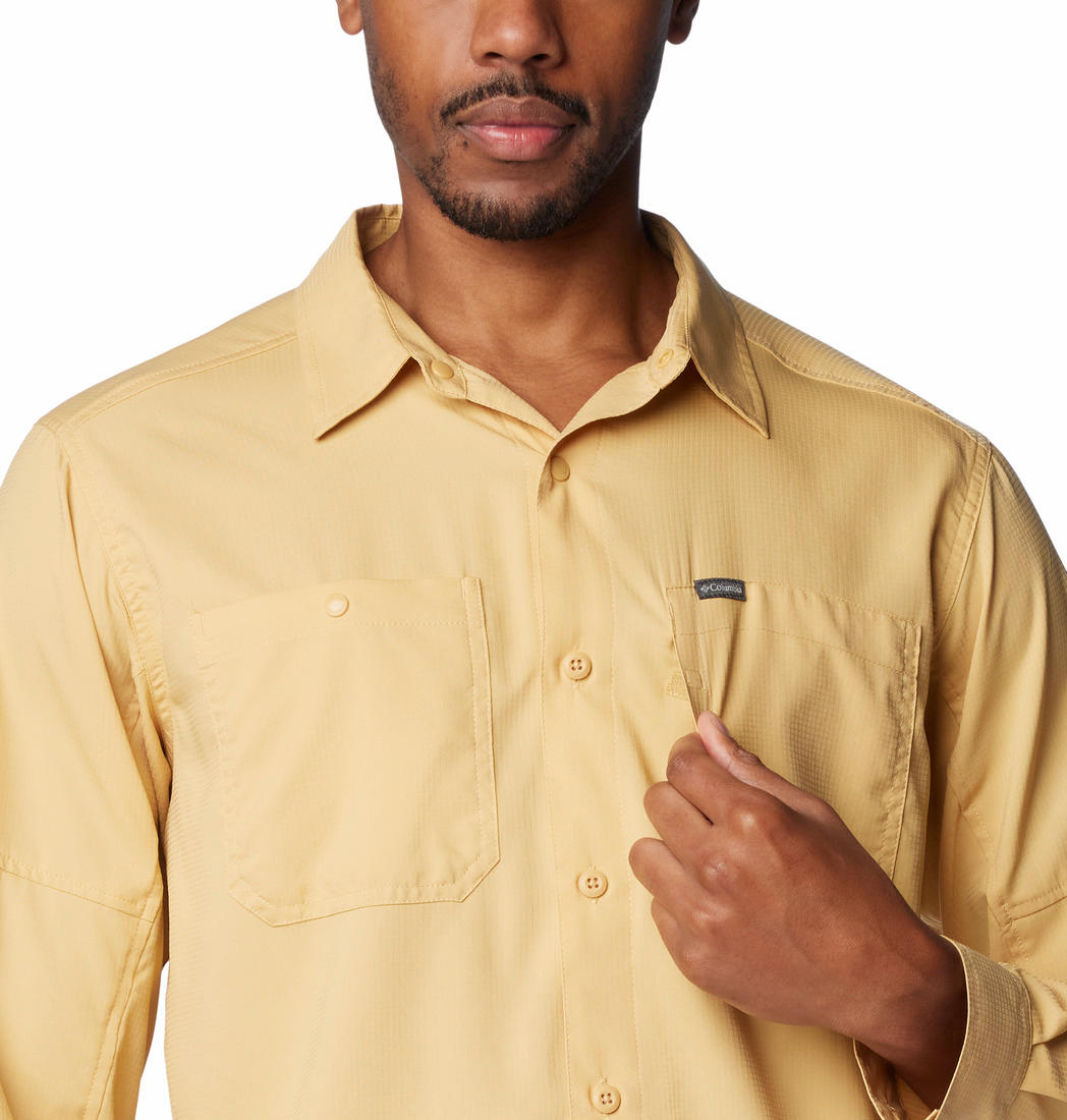 Columbia Men Beige Columbia Men Silver Ridge Utility Lite Long Sleeve Shirt