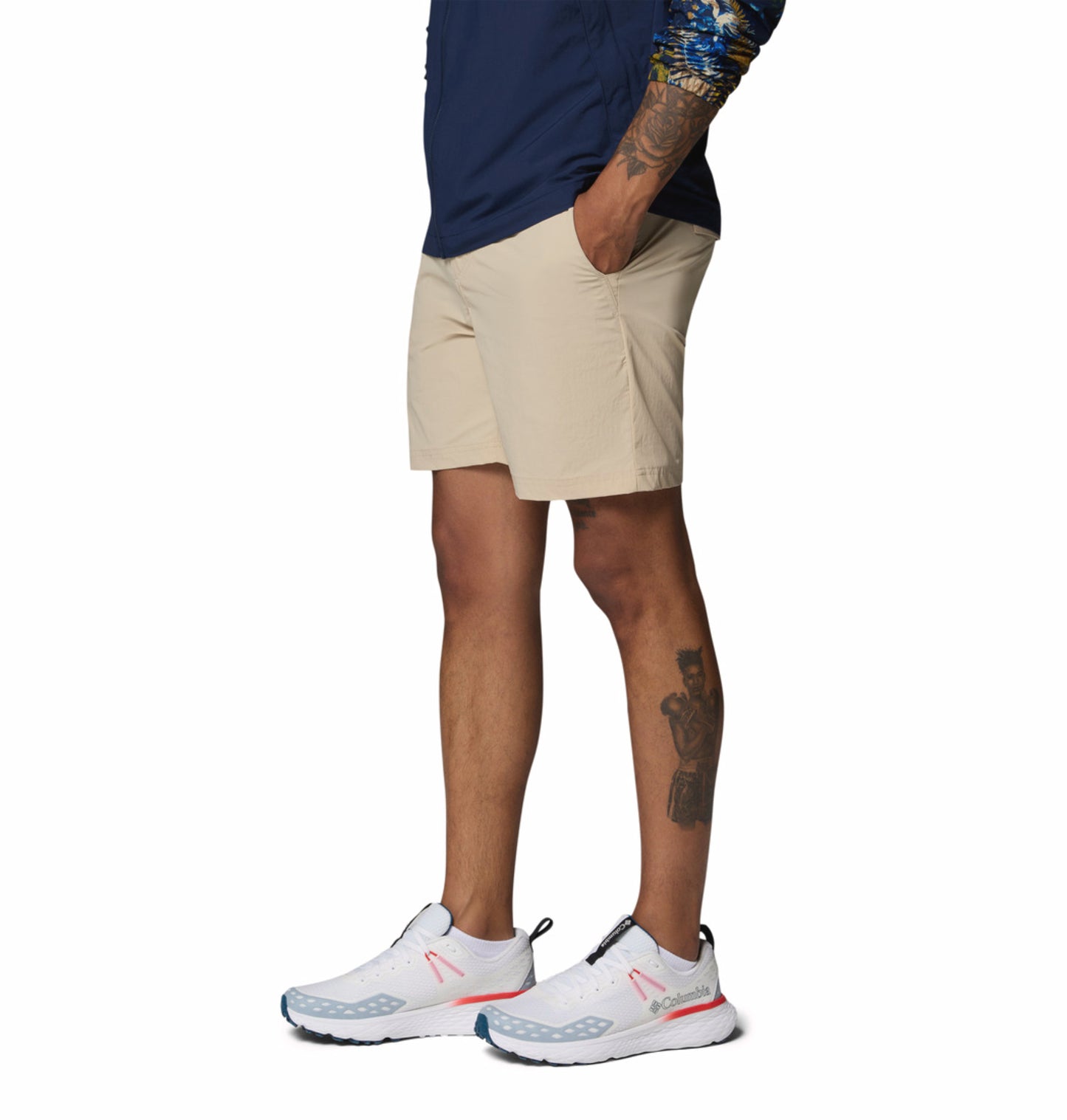 Columbia Men Beige Omni-Freeze ROC Lite Short