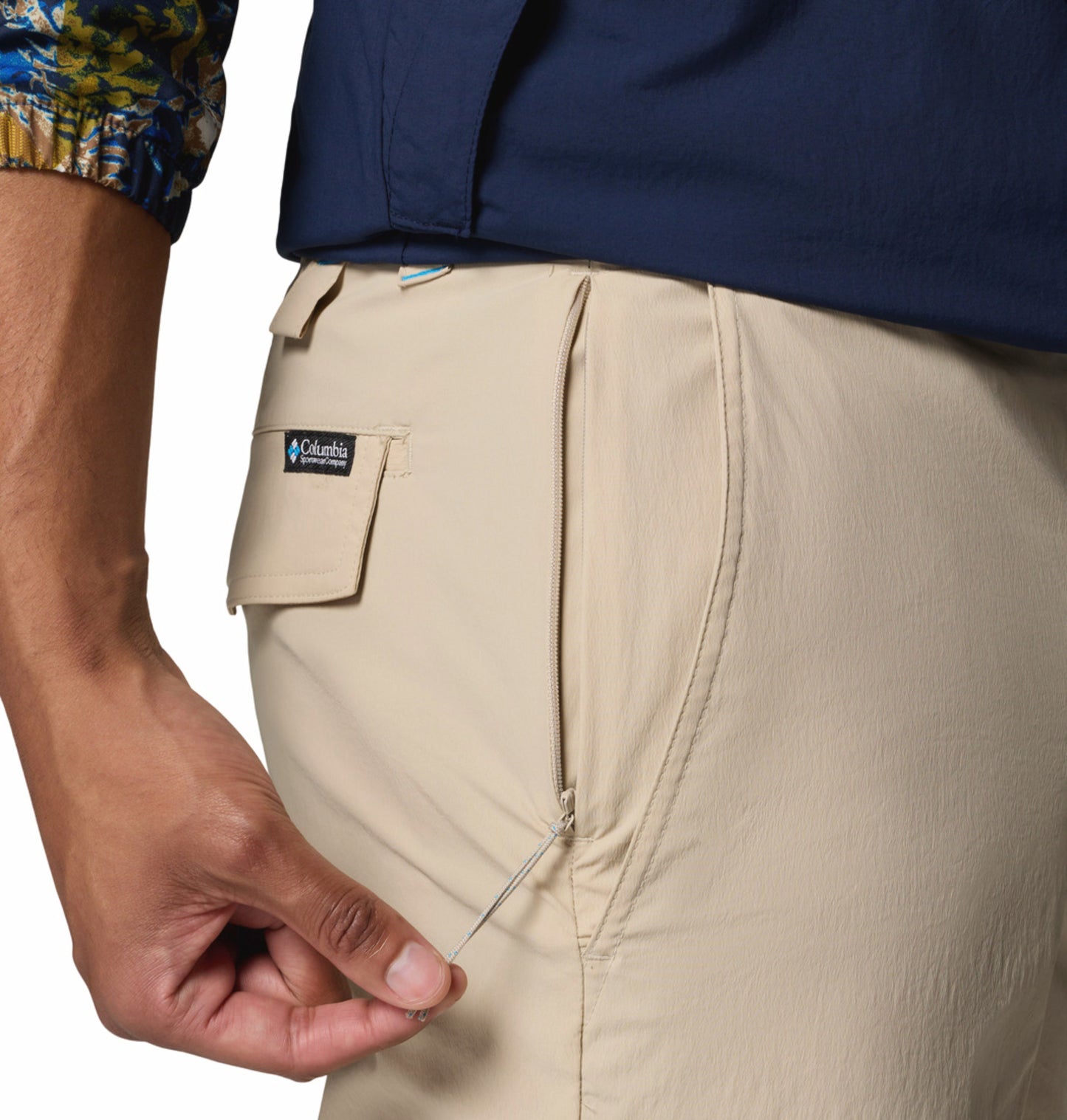 Columbia Men Beige Omni-Freeze ROC Lite Short