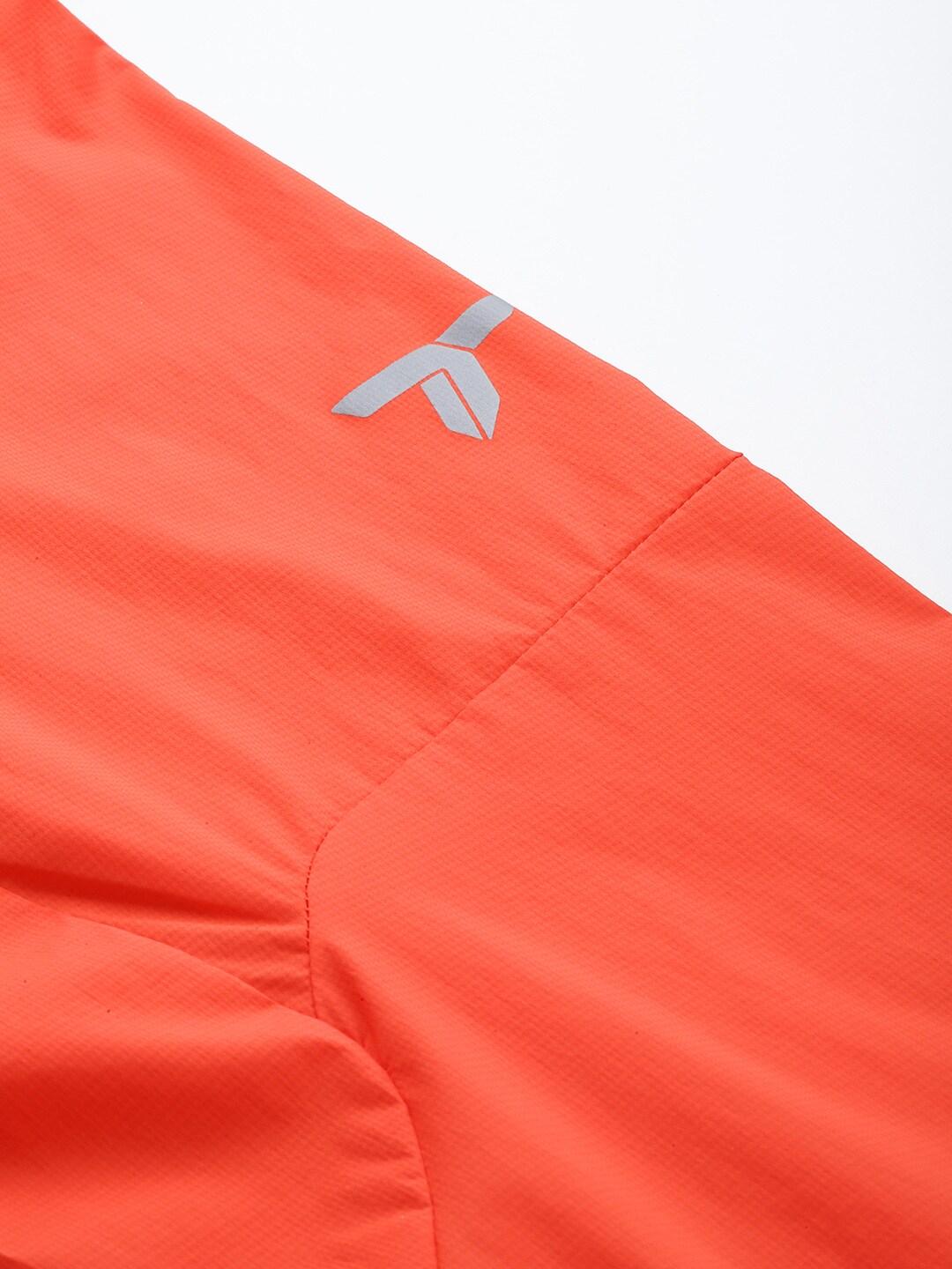 Columbia Men Orange M Titan Pass Lightweight 1/2 Zip Shirts