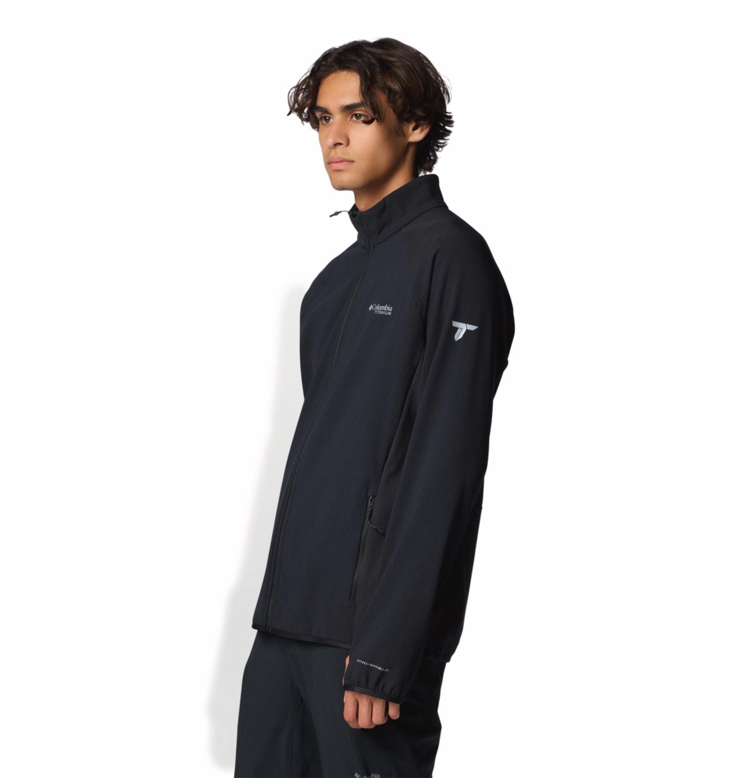 Columbia Mens Black Omni-Shield Spectre Ridge Tech II Full Zip Fleece Jacket