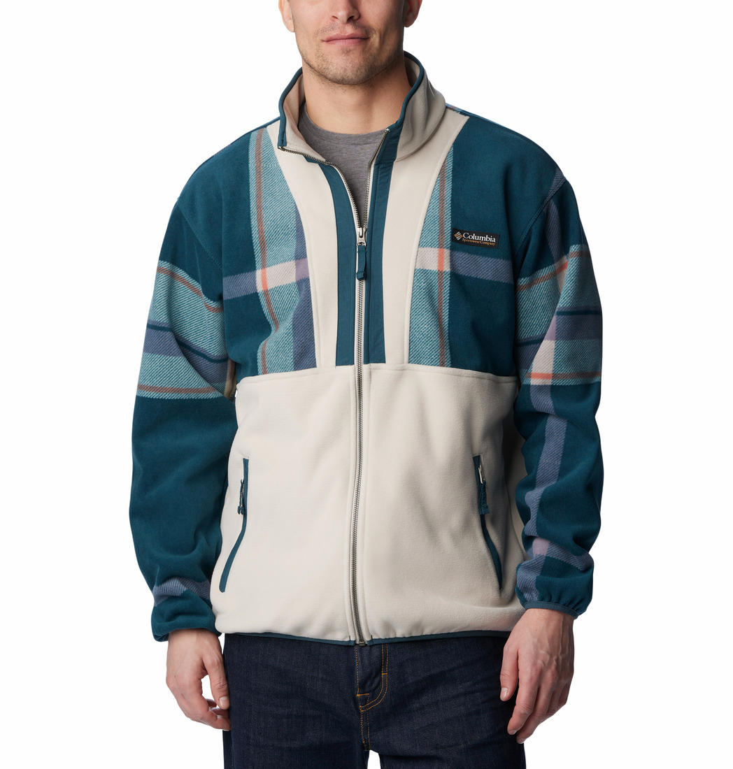 Columbia Men Blue Backbowl Remastered Fleece Jacket
