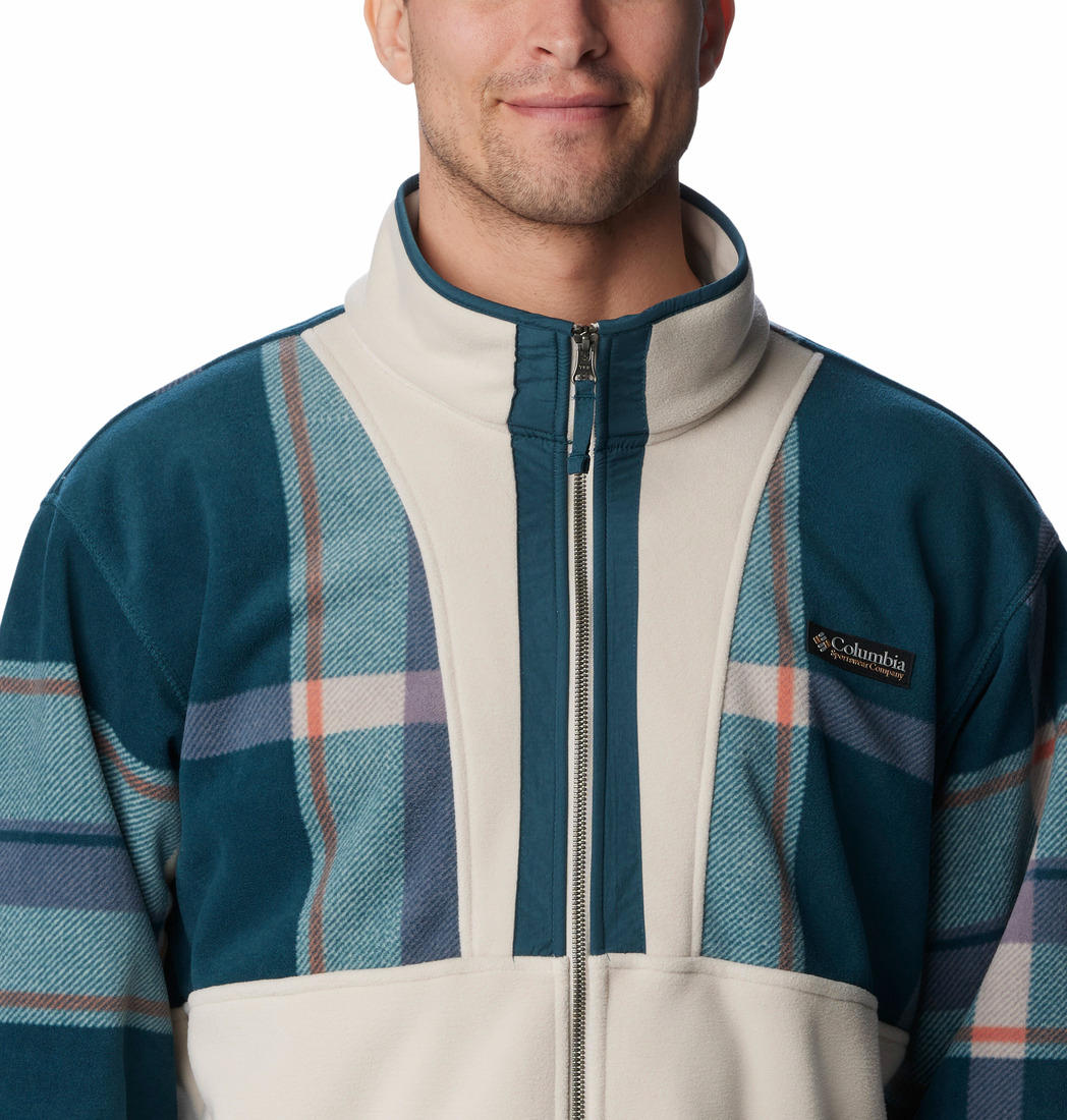 Columbia Men Blue Backbowl Remastered Fleece Jacket