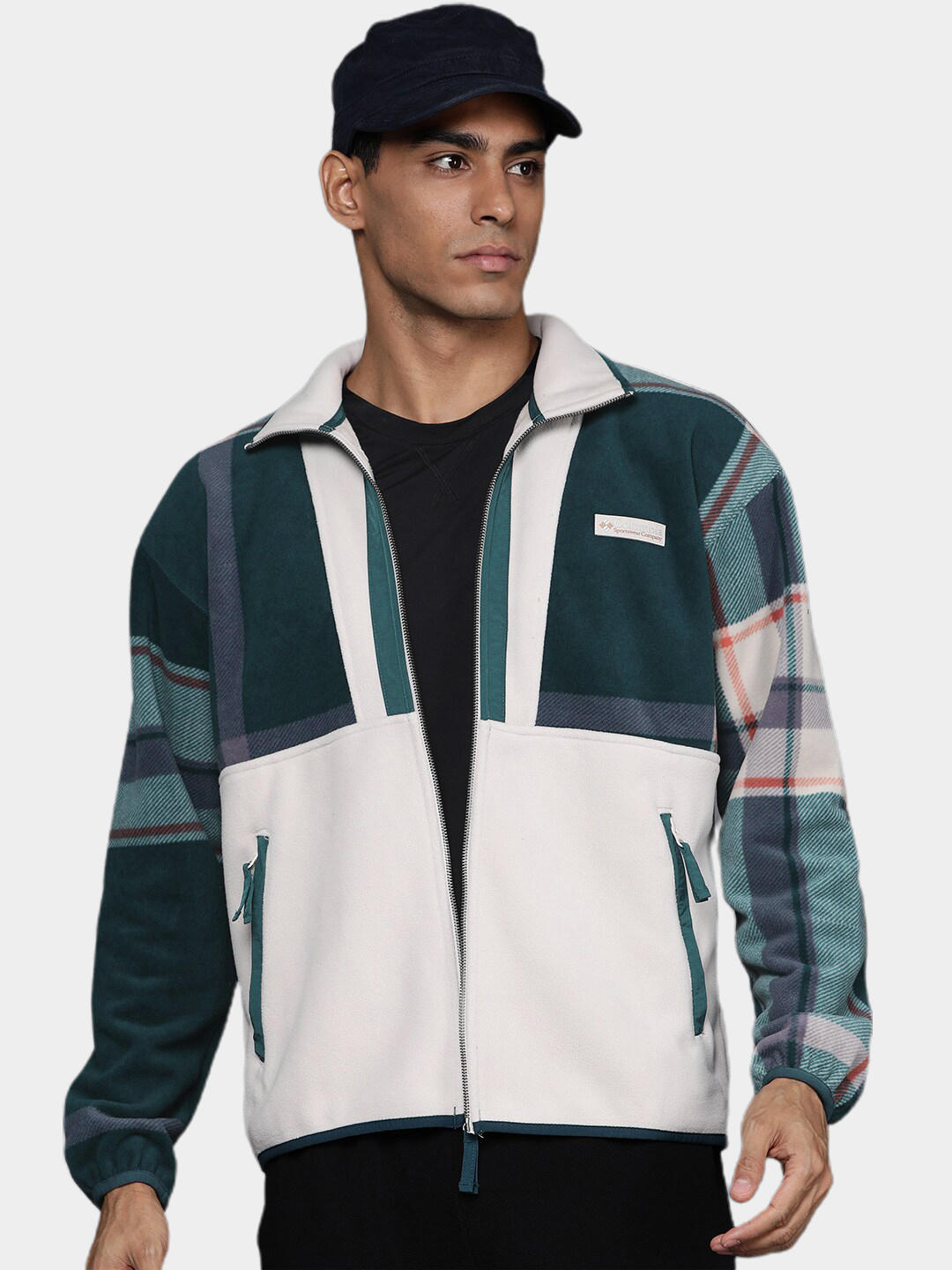 Columbia Men Blue Backbowl Remastered Fleece Jacket